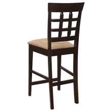 Load image into Gallery viewer, Coaster Gabriel 7-Piece Lattice-Back Counter Height Dining Set Cappuccino