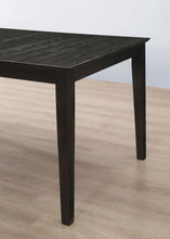 Load image into Gallery viewer, Coaster Louise 5-piece Rectangular Extension Leaf Dining Set Black