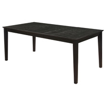Load image into Gallery viewer, Coaster Louise 7-piece Rectangular Extension Leaf Dining Set Black
