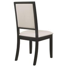 Load image into Gallery viewer, Coaster Louise Upholstered Wood Dining Side Chair Black (Set of 2)