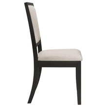 Load image into Gallery viewer, Coaster Louise Upholstered Wood Dining Side Chair Black (Set of 2)