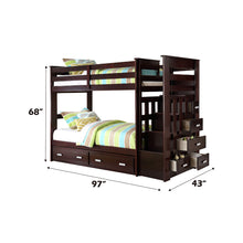Load image into Gallery viewer, Acme Allentown Twin/Twin Bunk Bed W/Trundle &amp; Storage