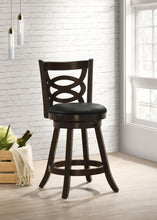 Load image into Gallery viewer, Coaster Calecita Wood Swivel Counter Stool Cappuccino (Set of 2)