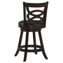 Load image into Gallery viewer, Coaster Calecita Wood Swivel Counter Stool Cappuccino (Set of 2)