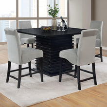 Load image into Gallery viewer, Coaster Stanton 5-piece Square Counter Height Dining Table Set Grey