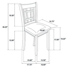 Load image into Gallery viewer, Coaster Lavon 5-piece Oval Extension Leaf Dining Set Espresso