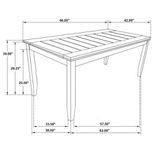 Load image into Gallery viewer, Coaster Dalila 6-piece Rectangular Dining Table Set Cappuccino