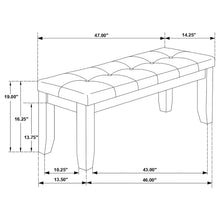 Load image into Gallery viewer, Coaster Dalila 6-piece Rectangular Dining Table Set Cappuccino
