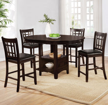 Load image into Gallery viewer, Coaster Lavon 5-piece Oval Counter Height Dining Set Espresso