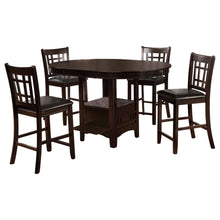 Load image into Gallery viewer, Coaster Lavon 5-piece Oval Counter Height Extension Dining Set Espresso