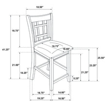Load image into Gallery viewer, Coaster Lavon 5-piece Oval Counter Height Extension Dining Set Espresso
