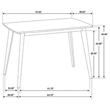 Load image into Gallery viewer, Coaster Kersey Rectangular 47-inch Wood Dining Table Chestnut