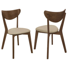 Load image into Gallery viewer, Coaster Kersey Wood Dining Side Chair Chestnut (Set of 2)