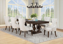 Load image into Gallery viewer, Coaster Ridgewell 9-piece Rectangular Trestle Dining Set Dark Oak