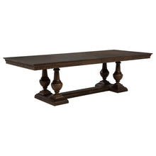 Load image into Gallery viewer, Coaster Ridgewell 9-piece Rectangular Trestle Dining Set Dark Oak