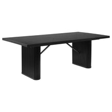 Load image into Gallery viewer, Coaster Catherine Rectangular 84-inch Wood Dining Table Black