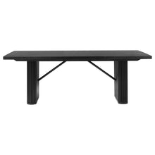 Load image into Gallery viewer, Coaster Catherine Rectangular 84-inch Wood Dining Table Black