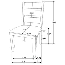 Load image into Gallery viewer, Coaster Alston Wood Dining Side Chair Knotty Nutmeg (Set of 2)