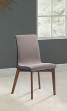 Load image into Gallery viewer, Coaster Redbridge Fabric Dining Side Chair Walnut (Set of 2)
