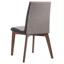 Load image into Gallery viewer, Coaster Redbridge Fabric Dining Side Chair Walnut (Set of 2)