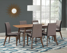 Load image into Gallery viewer, Coaster Redbridge Fabric Dining Side Chair Walnut (Set of 2)