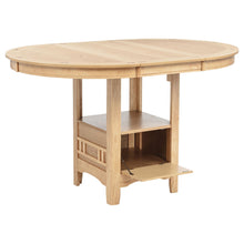 Load image into Gallery viewer, Coaster Lavon 5-piece Oval Counter Height Extension Dining Set Light Oak