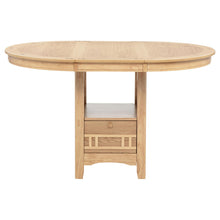 Load image into Gallery viewer, Coaster Lavon 5-piece Oval Counter Height Extension Dining Set Light Oak