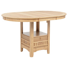 Load image into Gallery viewer, Coaster Lavon 5-piece Oval Counter Height Extension Dining Set Light Oak