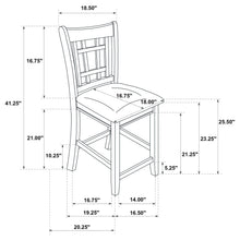 Load image into Gallery viewer, Coaster Lavon 5-piece Oval Counter Height Extension Dining Set Light Oak