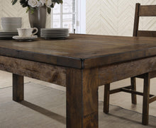 Load image into Gallery viewer, Coaster Coleman 5-piece Rectangular Dining Set Rustic Golden Brown