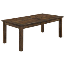 Load image into Gallery viewer, Coaster Coleman 9-piece Rectangular Dining Set Rustic Golden Brown