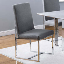 Load image into Gallery viewer, Coaster Mackinnon Upholstered Dining Side Chair Grey (Set of 2)