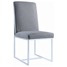 Load image into Gallery viewer, Coaster Mackinnon Upholstered Dining Side Chair Grey (Set of 2)