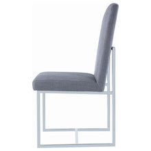 Load image into Gallery viewer, Coaster Mackinnon Upholstered Dining Side Chair Grey (Set of 2)