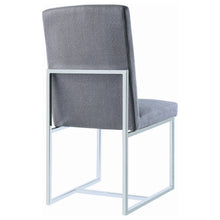 Load image into Gallery viewer, Coaster Mackinnon Upholstered Dining Side Chair Grey (Set of 2)