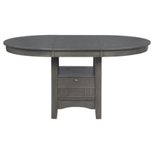 Load image into Gallery viewer, Coaster Lavon 5-piece Oval Extension Leaf Dining Set Medium Grey