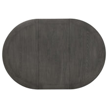 Load image into Gallery viewer, Coaster Lavon 5-piece Oval Extension Leaf Dining Set Medium Grey