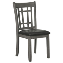 Load image into Gallery viewer, Coaster Lavon 5-piece Oval Extension Leaf Dining Set Medium Grey