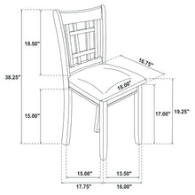 Load image into Gallery viewer, Coaster Lavon 5-piece Oval Extension Leaf Dining Set Medium Grey