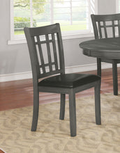 Load image into Gallery viewer, Coaster Lavon Wood Dining Side Chair Black and Medium Grey (Set of 2)