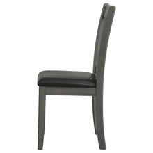 Load image into Gallery viewer, Coaster Lavon Wood Dining Side Chair Black and Medium Grey (Set of 2)