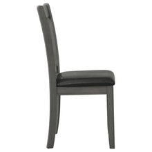 Load image into Gallery viewer, Coaster Lavon Wood Dining Side Chair Black and Medium Grey (Set of 2)