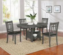 Load image into Gallery viewer, Coaster Lavon Wood Dining Side Chair Black and Medium Grey (Set of 2)