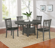 Load image into Gallery viewer, Coaster Lavon Wood Dining Side Chair Black and Medium Grey (Set of 2)