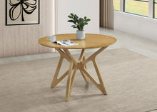 Load image into Gallery viewer, Coaster Elowen Round 42-inch Solid Wood Dining Table Light Walnut