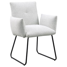 Load image into Gallery viewer, Coaster Ackland Upholstered Dining Arm Chair Light Grey (Set of 2)