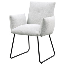 Load image into Gallery viewer, Coaster Ackland Upholstered Dining Arm Chair Light Grey (Set of 2)