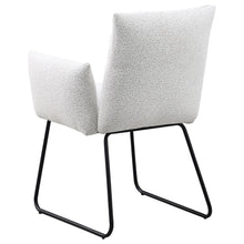 Load image into Gallery viewer, Coaster Ackland Upholstered Dining Arm Chair Light Grey (Set of 2)
