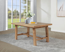 Load image into Gallery viewer, Coaster Middleton 76-inch Extension Leaf Dining Table Natural Brown