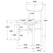 Load image into Gallery viewer, Coaster Parkridge Dining Side Chair White Washed (Set of 2)